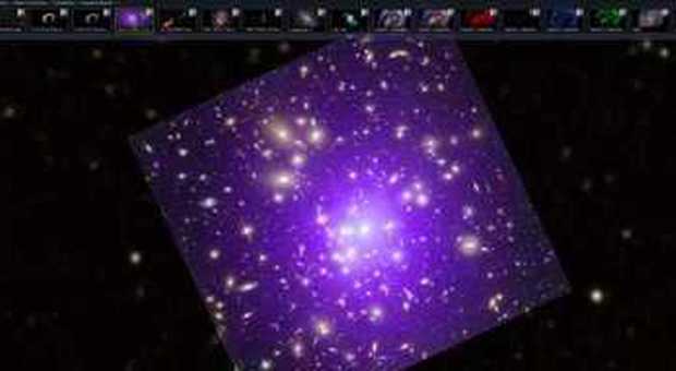 Un'immagine dal WorldWide Telescope