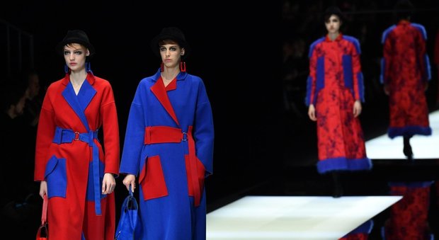 Milano Fashion Weel, Giorgio Armani a Milano sceglie la gonna pantaloni