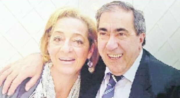 Il dottor Pierino Manardi insieme alla moglie