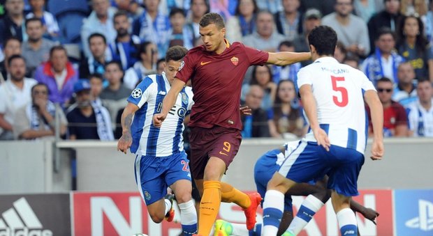 Porto-Roma 1-1, Dzeko già dribbla le critiche: «Non mi ricordo della passata stagione»