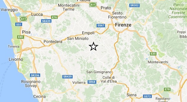 Terremoto, forte scossa vicino Firenze: magnitudo 3.9. Paura e gente in strada
