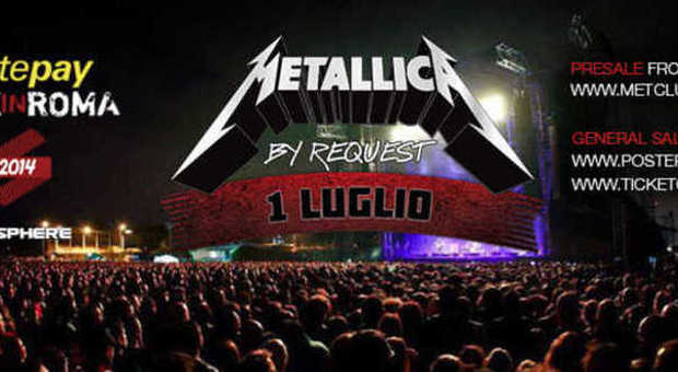 I Metallica al Rock in Roma 2014