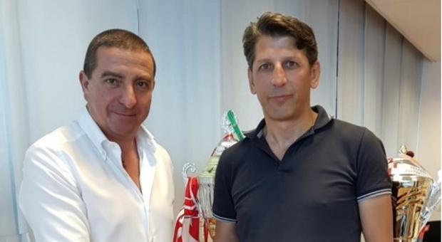 Il presidente Mauro Canil e il direttore sportivo Francesco Micciola