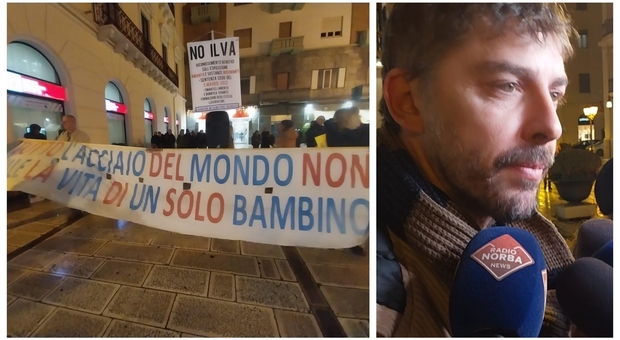 Ex Ilva, in piazza Michele Riondino, associazioni e cittadini: «Chiusura e riconversione»