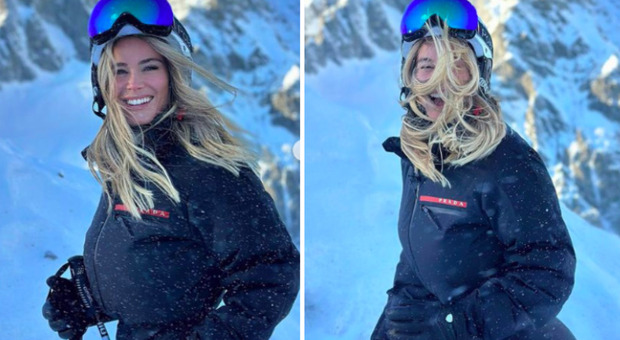Diletta Leotta: «Instagram vs realtà». Pioggia di like per le foto sulla neve