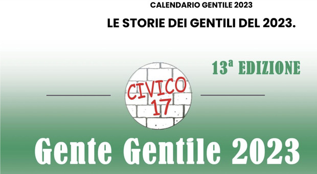 Roma, torna il Calendario "Gente Gentile 2023": «Crediamo nella promozione della gentilezza»