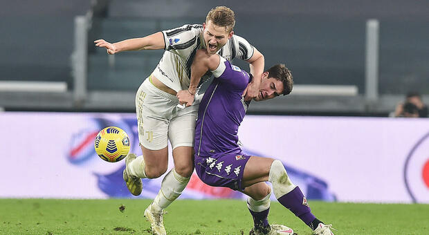 De Ligt Juventus vs Fiorentina