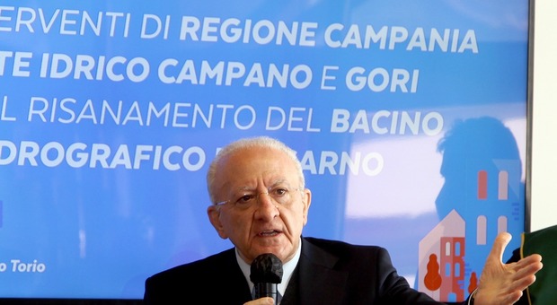Presidente della regione Campani Vincenzo De Luca