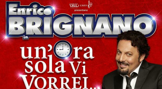 Enrico Brignano torna a far ridere con lo show "Un'ora sola vi vorrei"