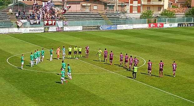Alma Fano, sconfitta e retrocessione in Eccellenza: i granata ko a Avezzano salutano la Serie D