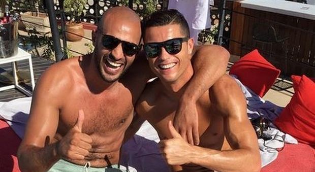 Ronaldo e l'amico Badr Hari