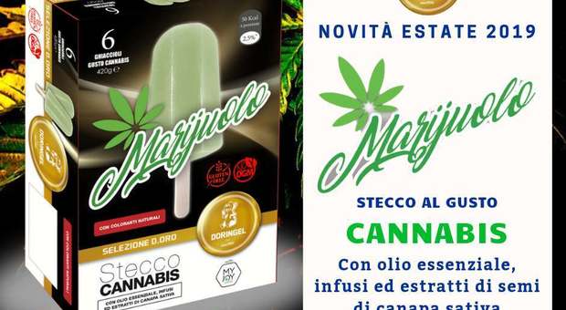 Esce Marijuolo, il nuovo ghiacciolo al gusto di cannabis