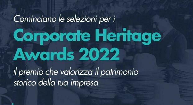 “Corporate Heritage awards”: aperte le iscrizioni al premio aziendale