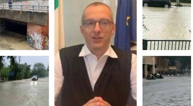 Maltempo a Pesaro, il sindaco Ricci: «Una pioggia mai vista, chiederemo lo stato d'emergenza»