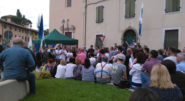 La protesta a Felettis di Bicinicco