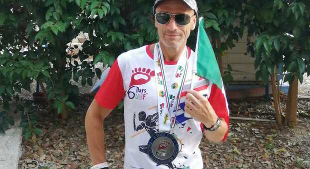L'ultra maratoneta Paolo Aiudi