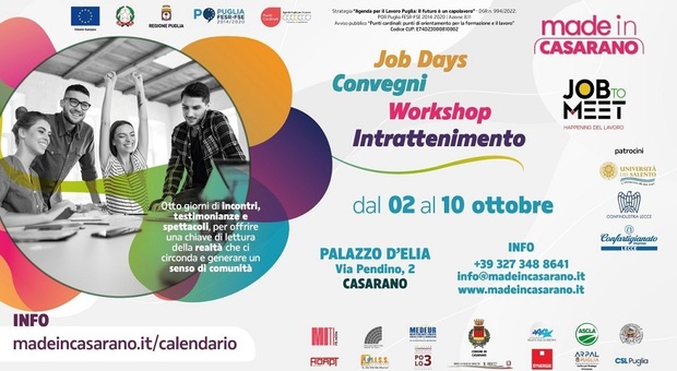 Job to Meet: l'evento in Salento per trovare lavoro. Ecco come funziona
