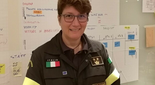 Stefania Fiore, 49 anni, ingegnere chimico dei vigili del fuoco