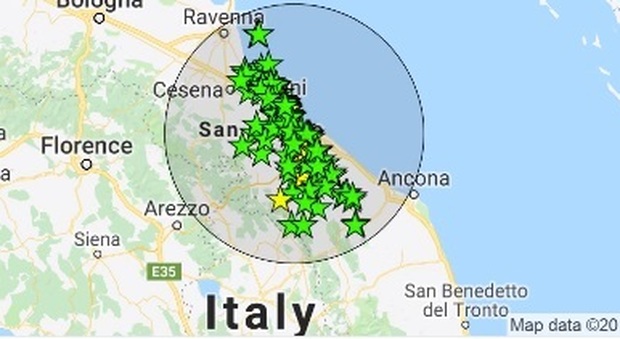 Terremoto, forte scossa in Emilia Romagna: avvertita a Rimini, San Marino ed Ancona