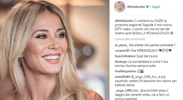 Diletta Leotta saluta Sky, è il nuovo volto della Serie A di Dazn