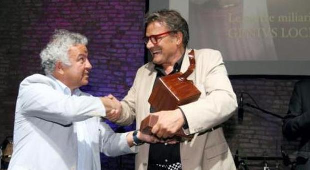 Oliviero Toscani riceve il premio "genius Loci" a Treviso