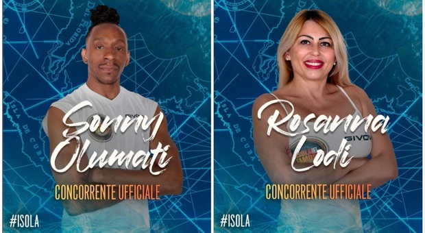 Sonny Olumati e Rosanna Lodi: ecco chi sono i nuovi naufraghi dell'Isola