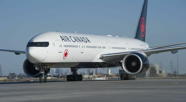 Il Boeing 777-300ER di Air Canada può ospitare fino a 450 passeggeri