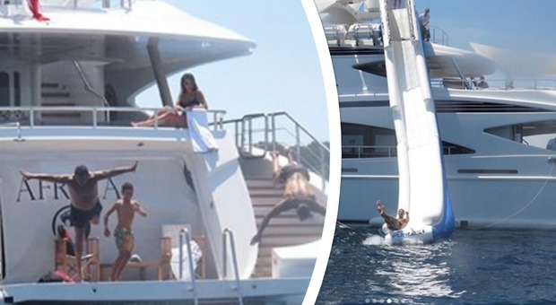 Cristiano Ronaldo, vacanze sullo yacht di lusso e mancia da 20mila euro
