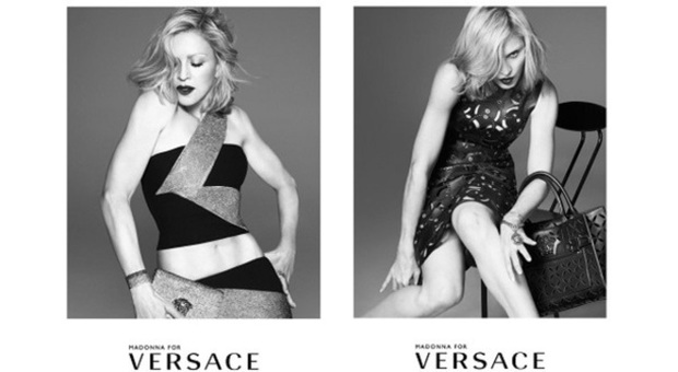 Madonna per Versace, collezione Primavera Estate 2015