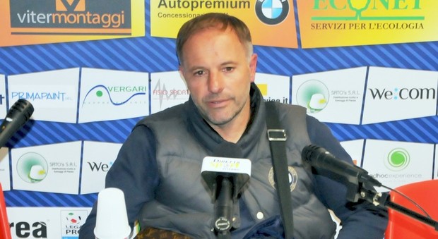 Giovanni Cormacchini, tecnico della Viterbese sconfitta 1-0.