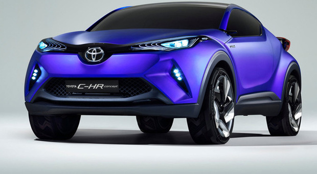 Il concept C-HR esposto da Toyota al salone di Parigi