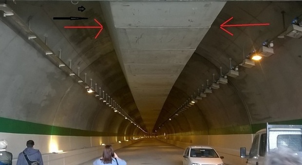 Via di fuga innovativa nel nuovo tunnel del Col Cavalier