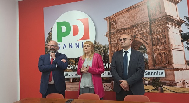Pd: Giovanni Cacciano, Rosa Razzano e Antonio Misiani