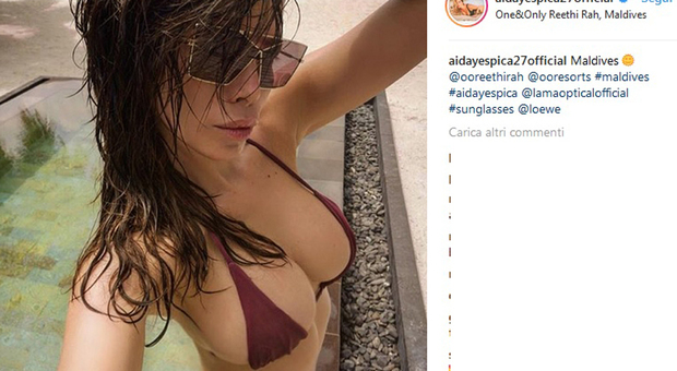 Aida Yespica in bikini (Instagram)