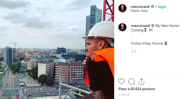 Icardi da Milano non si muove: ecco la sua nuova casa. «My new home is coming»
