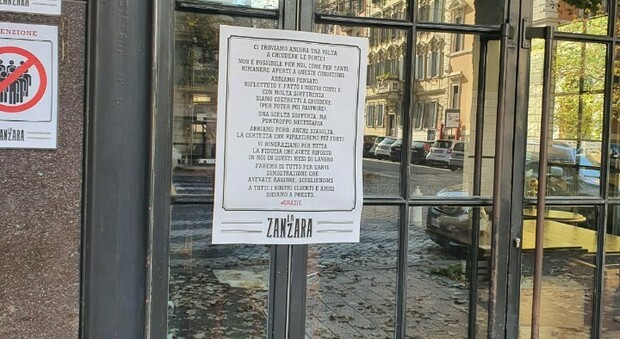Coprifuoco, a Roma chiude per crisi il ristorante La Zanzara : «In queste condizioni non è possibile rimanere aperti»