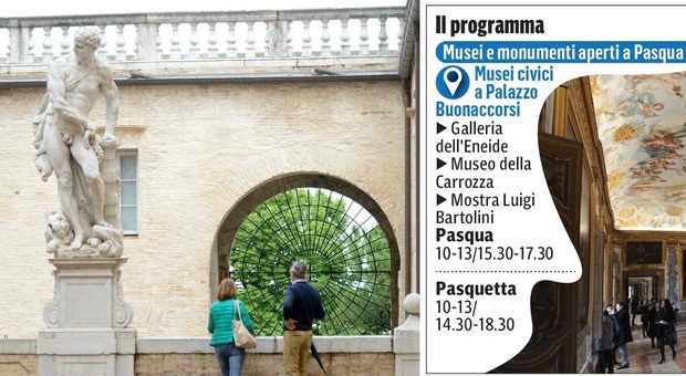 Musei e monumenti di Macerata aperti per Pasqua: orari straordinari per domani e lunedì