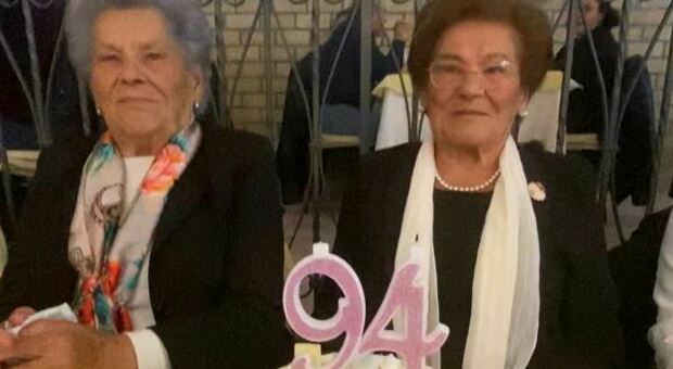 Gina e Valeria, le gemelle di 94 anni