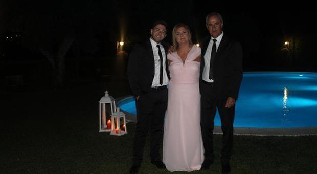 Francesco Sorana con la mamma Stefania Perazzoni e il padre Giovanni: sono tutti guariti