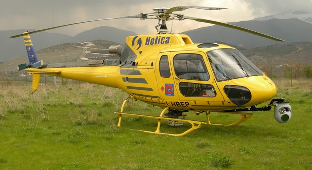 L'elicottero della Protezione civile Fvg