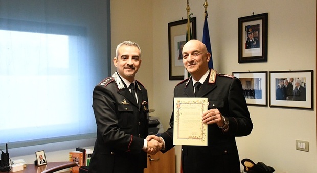 Carabinieri, dopo 39 anni lascia il servizio il luogotenente Fabrizio Scorretti
