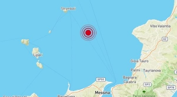 Terremoto di 3.9 nel Basso Tirreno avvertito in Calabria e Sicilia