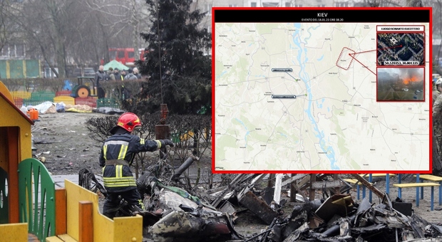 Ucraina, elicottero cade sull'asilo: incidente o sabotaggio? La nebbia e le esplosioni: cosa sappiamo (e cosa non torna)