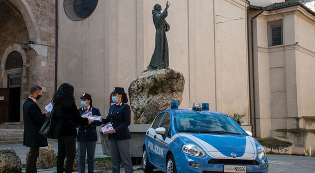 Polizia a Rieti