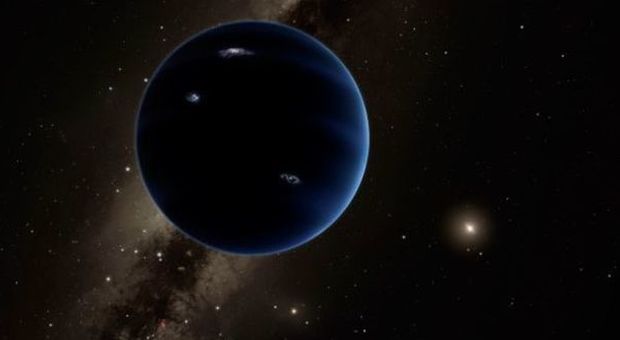 Una rappresentazione del pianeta nero
