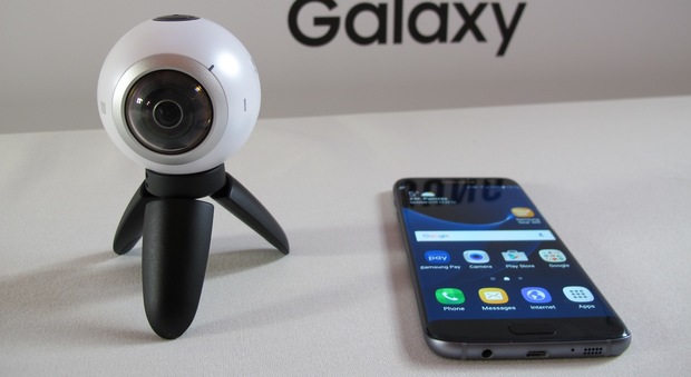 Samsung a tutto tondo: ecco il Galaxy S7 e la fotocamera per video a 360 gradi
