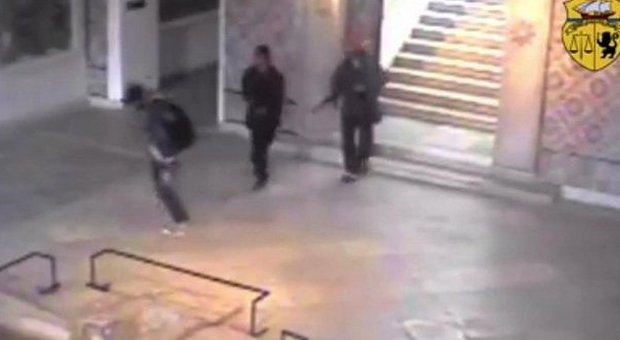 I terroristi nel museo del Bardo a Tunisi
