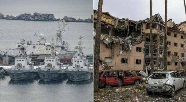 L'ora di Odessa: navi russe bombardano la costa, militari pronti a sbarcare dal mare