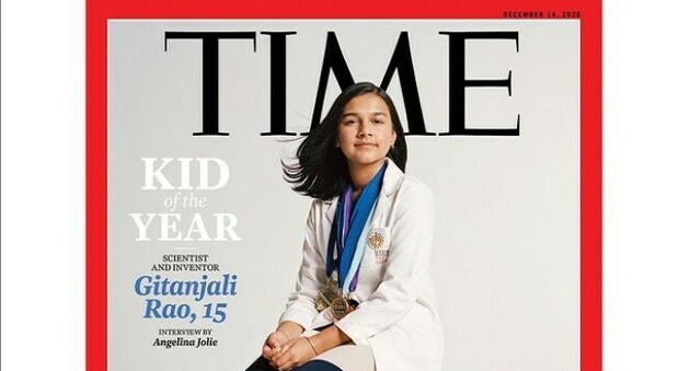 Time, la prima copertina per la "Ragazza dell'anno": è la scienziata prodigio 15enne Rao