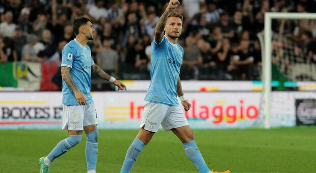Lazio, vittoria da Champions: 1-0 sul campo dell'Udinese, decide un rigore di Immobile